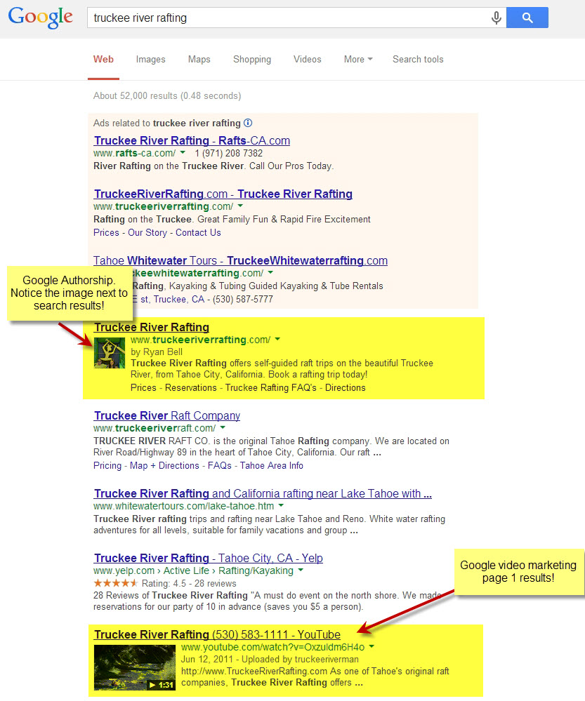 Google Authorship Truckee Web Designer